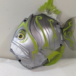 Vintage Swim Ways Rainbow Reef Piranha silver green fish swimways FOR PARTS‎